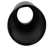 Spec-D Tuning 4"Inlet/6" Outlet Black Stainless Steel Truck Bolt-On Exhaust