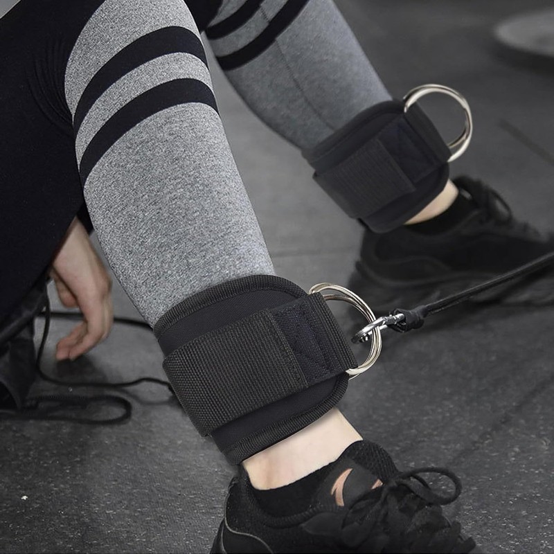 Ankle Straps for Cable Machine 1 Pair,Kick Back Ankle Strap