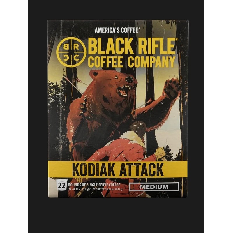Black Rifle Coffee Company Kodiak Attack, Rounds, 22 ct