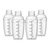 Geroosaty 4 Pcs Plastic Cocktail Shaker Hand Drink Mixer Shaker