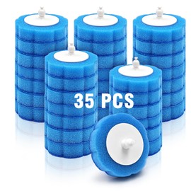 NEWE Disposable Toilet Brush Cleaner Refills 35PCS, Toilet Wand Replacement Heads