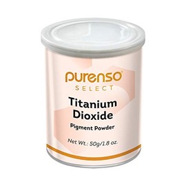Purenso Select - Titanium Dioxide, 50g - Pure Titanium Dioxide for Soap - Whitening Colorant for DIY and Crafts - Titanium Dioxide for Soap Making - Titanium Dioxide Powder