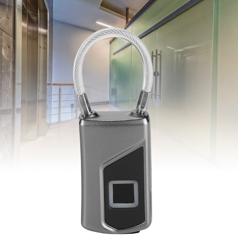 Smart Fingerprint Recogonizer Padlock Semiconductor Fingerprint Induction Lock