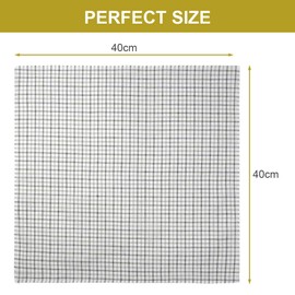 AUYAO Men's Handkerchiefs, Pack of 12/15 Cotton Handkerchief, Traditional Handkerchief, Reusable Men's Handkerchief, 40 cm x 40 cm, 12pcs-c