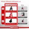 HBtower Step Ladder Sturdy, Heavy Duty Step Stool for Adults,