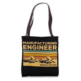 Vintage Manufacturing Engineer Engineering Tote Bag