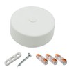 Professional Junction Box Set White with 3x Feed-Through Terminals 221-2411
