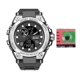LED Sports Watch Electric Luminous Shook Proof Multi Function Quartz Watch for Teenagers Outdoor