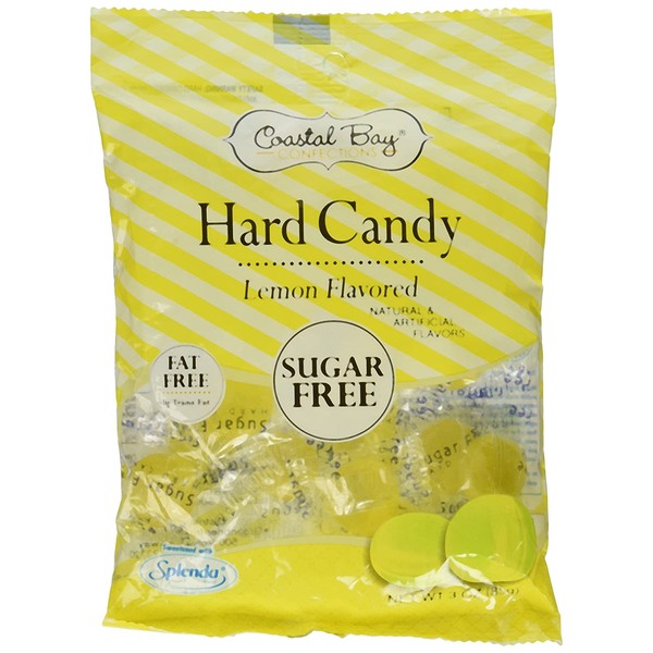Coastal Bay Lemon Flavored Sugar Free Hard Candy