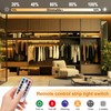 OMIKA COB LED Strip Lights, 2700K Warm White Battery Powered