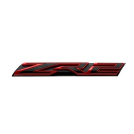 1x Grille ZR2 Emblem Badge Letter ZR2 Grill Compatible with Silverado Colorado 84240080 OEM (Redline)