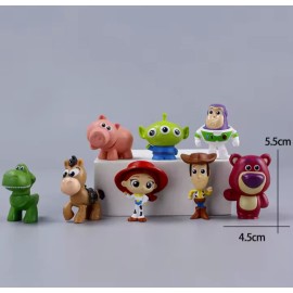 Unbranded TOY STORY FIGURES 8PC SET-PVC-NEXT DAY SHIPPING