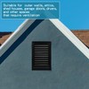 Gisafai 2 Pcs 12" x 18" Gable Vent Aluminum Alloy