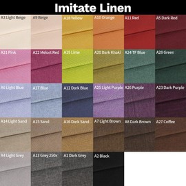 ShadeMart Custom Size Bench Cushion Fabric Sample Available | Choose from 7 Standard Series