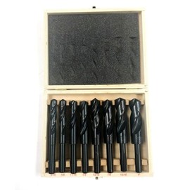 HHIP 5000-0010 Silver and Demming Drill Set, 9/16" - 1", 8 Piece