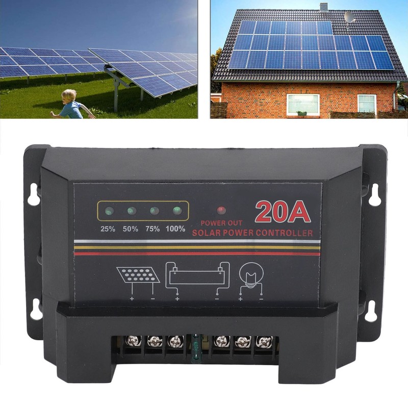 Solar Charge Discharge Controller High Speed CPU Microprocessor Multiple Protections