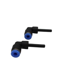 Pneumatic Angle Plug Connection 4 mm Plug Nipple to 4 mm IQS Hose Connection Set of 2
