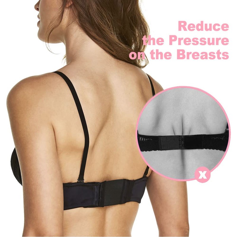 Comfortable Bra Extender, Women's Bra Extension with Storage Case, Soft