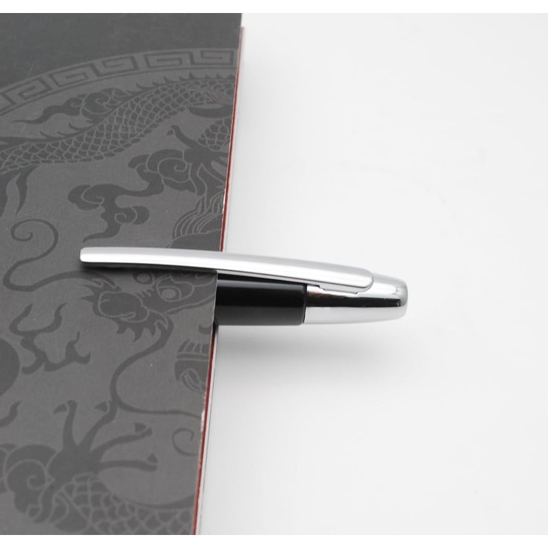 JINHAO 10 Press Fountain Pen Retractable Metal Pen with Ink