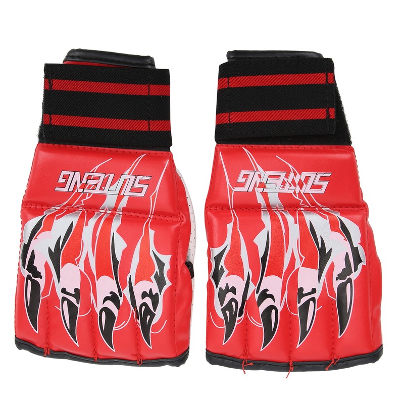 Pair Fight Gloves HalfFinger SweatProof with High Elastic Band for