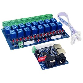 16 Channel DMX Controller Relay Switch Dimmer Kit 16 Way Relay Switch DJ Equipment