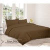 ROYALE LINENS Chocolate Duvet Cover King Size - King Duvet