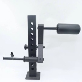 Rack Mount Neck Trainer for Neck Muscles Training for Multi-Functional Strength Training Attachment for Home Gym FitnessColor: Black, Size: fit for 25MM weight plates