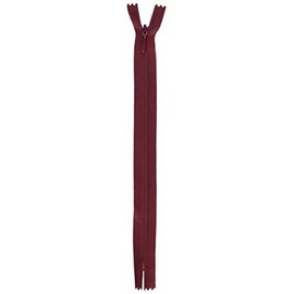 Coats Thread & Zippers F8422-039B Invisible Zipper, 20" to 22", Barberry Red