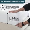 Split California King Sheets Set - 100% Egyptian Cotton, 600