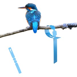 DaTpuik 100Pcs Plant Tags Wrap Around Tree Tags Markers, Removable,Adjustable Garden Labels Plant Tags(8.27"x0.8", Blue)