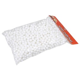 MIJOMA Decorative Snow Balls Mini Decorative Balls White (Diameter 12 mm - 140 g, White)