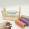 Twine Holder French Handcrafted Wooden Thread Spool Line String Weaving