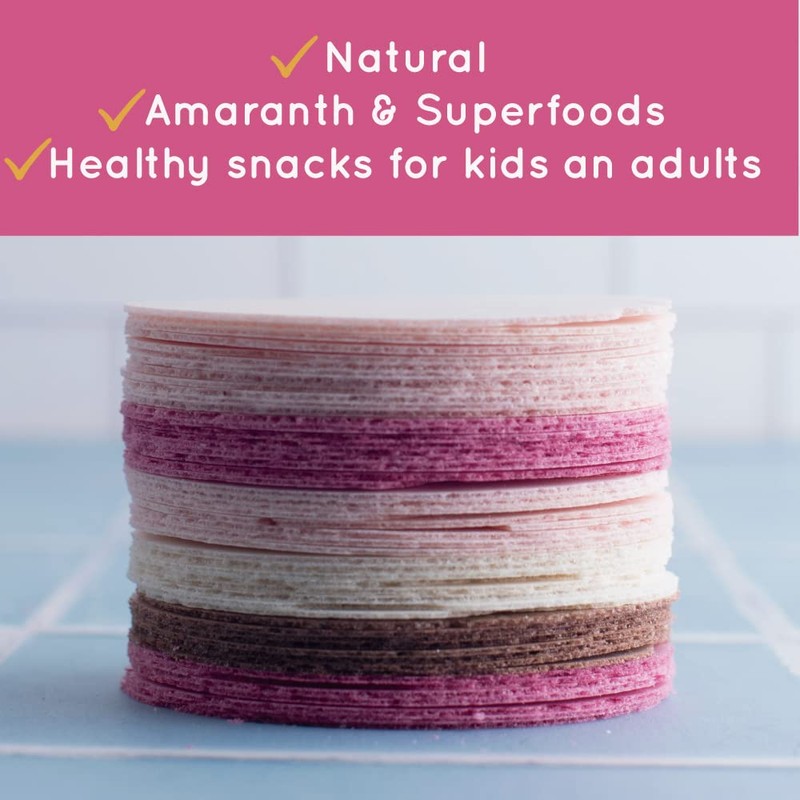 Raíces del Huerto. Amaranth Wafers Thins Obleas – Low calorie