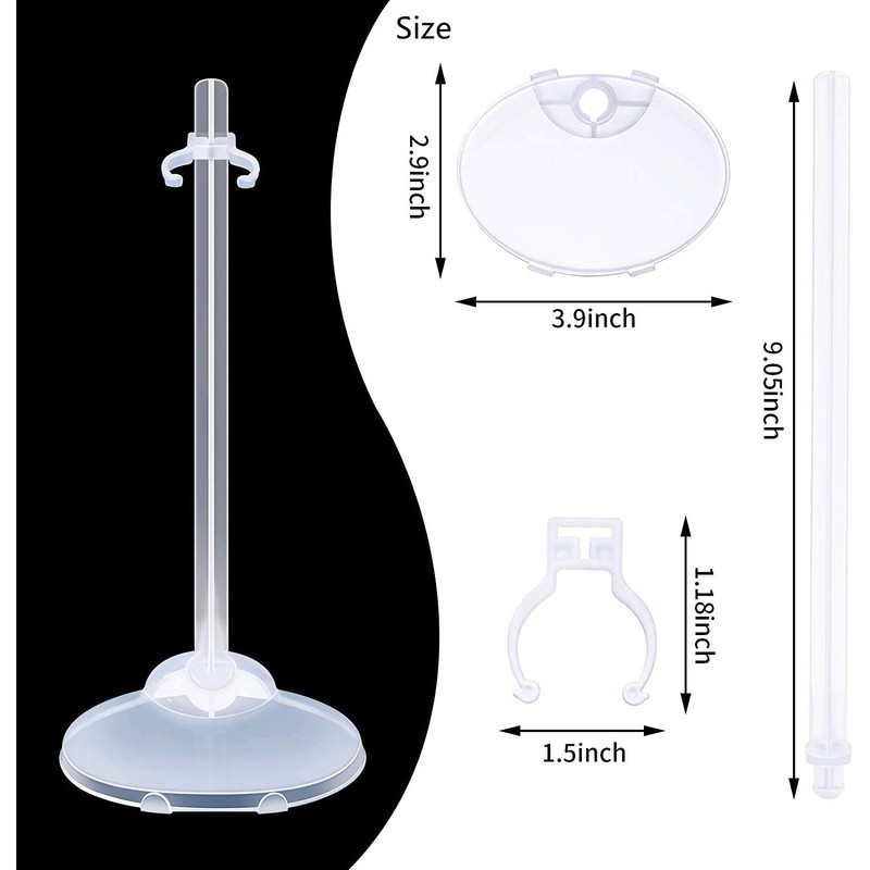 APOHALO 10PCS Doll Holder, Doll Stand Display Holder, Ideal Doll