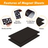 80 Pcs 6.5 x 9 Inch Magnetic Sheets for Dies