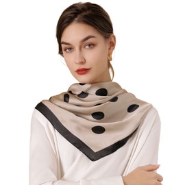 MAIRY Scarf for Women | Square Satin Scarf | Headscarf Headband | Multifunctional Square Scarf Arm Scarf | Designer Scarf Sports Neckerchief Sports Scarf, M090002