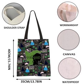 Musical Theatre Tote Bag The Musical Theater Fans Gift Stylish Gift For Broadway Lovers (BLK-For Good tote CA)