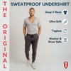 Men's Sweatproof Undershirt | Cotton Deep V Neck T-Shirt with