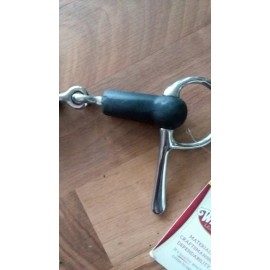 S.S Rubber Mouth 5" Half Cheek Driving Bit, weaver