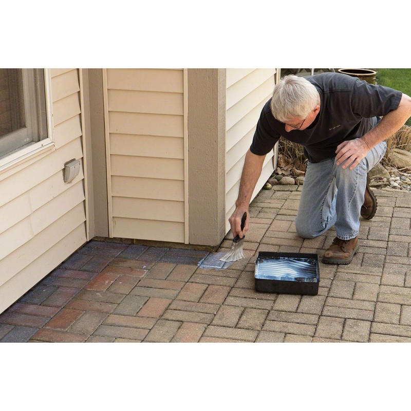 MasonryDefender Low Gloss Patio Paver Sealer - Clear Water-Based Sealant