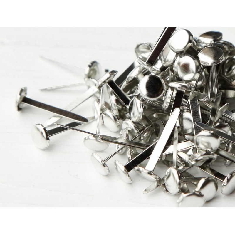 ASKOREA Academy(TM) 100 x Paper Fasteners Split Pins Binding Steel