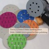 Freletry 5 Inch 8 Hole 24 PCS #2000-#10000 Sanding Discs