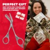 DINNAT Eyebrow Trimmer Scissor With Comb, Eyebrow Trimmers, Professional Precision