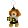 Niki Keychain, Lion, Skateboard, 3.9 inches (10 cm), Kids, Braun,
