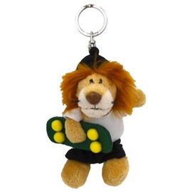 Niki Keychain, Lion, Skateboard, 3.9 inches (10 cm), Kids, Braun, 10 cm
