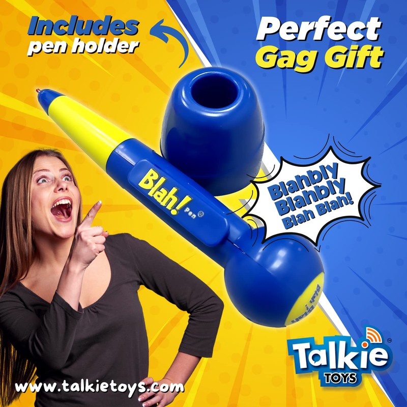 Talkie Toys Products Blah Pen - 12 Hilarious Blah Sayings
