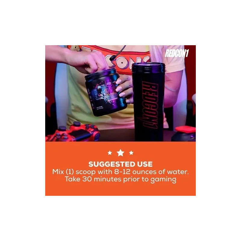 Redcon1 War Games Sin Cafeína Suplemento Nootrópico Enfoque Sabor Peach