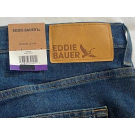 Eddie Bauer New with Tags- EDDIE BAUER Mens Classic Straight Fit Denim Blue Jeans Size-32x34