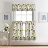 CHF Juego de Cortinas de Cocina Limón y Cenefa, 3