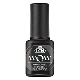 LCN WOW Hybrid Gel Top Coat – Super Fast – 8 ml – Dries Even Faster, Gives Even More Shine